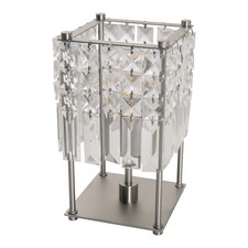 Kristall-Glastischleuchte