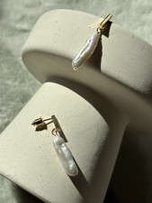 echte Barock Perlen Ohrringe