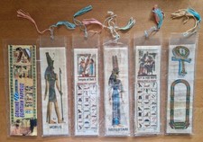 10x Papyrus Buchlesezeichen