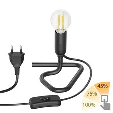 Tischlampe TRIN schwarz mit