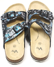 Bequeme Sandalen von Vty mit Fußballmotiv Größe 34