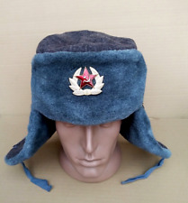 UDSSR  Pelzmütze Wintermütze Uschanka Soldat gr. 60  Sowjet Armee Sowjetunion
