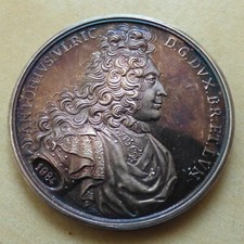 Deutschland 1984 Anthony Ulrich Rammelsberg Erzbergwerk Silbermedaille (myrefn712)