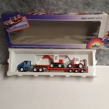 siku 3911 Scania 143 H mit 2225 O+K Mobilbagger+1924 Radlader 1:55-90 iger Jahre