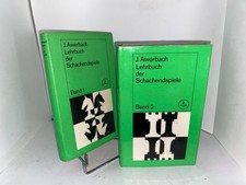 J. Awerbach Lehrbuch der Schachendspiele - Schachhandbuch in Deutsch 2 Bände