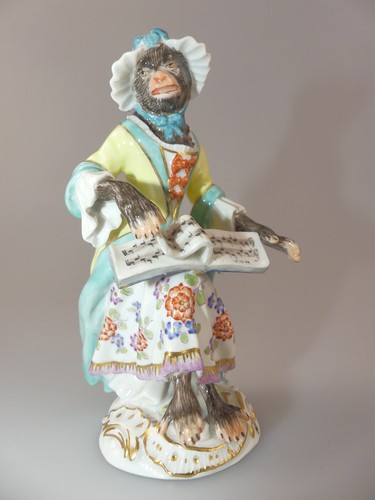 Meissen figur sängerin - ⚔,