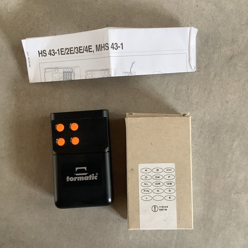 Tormatic handsender 4 e - tormatic, 43-4