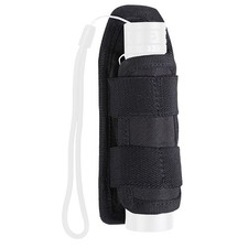 Taschenlampenholster Lampen Etui Gürteltasche Lampentasche schwarz SEC  Molle