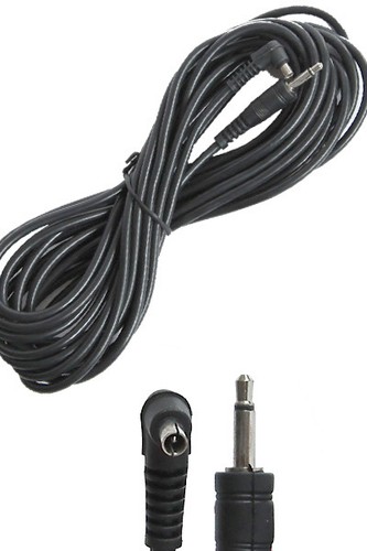 Blitzkabel 5mm klinke 4m - 3,5mm,