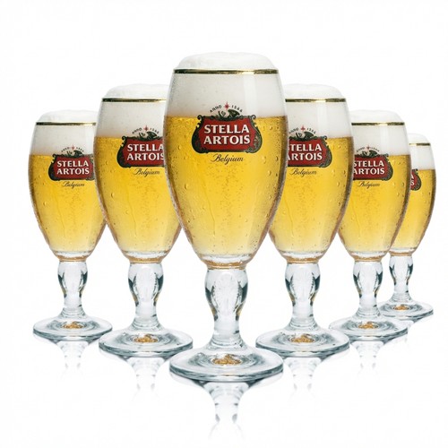 Stella artois bier - bier, glas