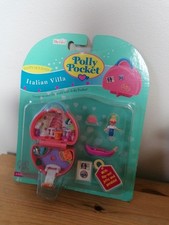 Neu Originalverpackt Vintage Polly Pocket Italienische Ferienvilla 1996