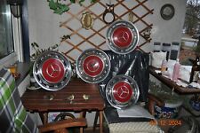 4x Orig Mercedes Oldtimer Radkappen 14 Zoll ROT W108 W116 W118 W123