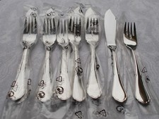 *RAR* 12-tlg. Fischbesteck BSF Engl. Chippendale Edelstahl 18/10 Fabrikneu OVP