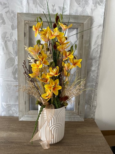 Edles orchideen gesteck - orchideen,
