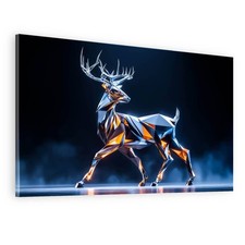 Leinwand Bild Wandbild Hirsch