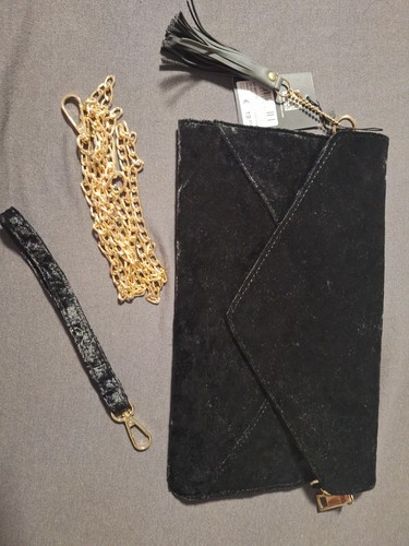 Damen clutch handtasche samt - clutch,