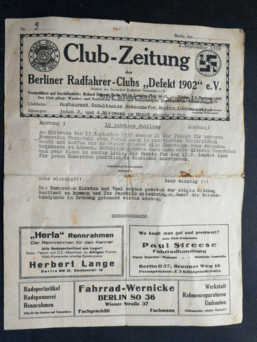 Radfahrer club defekt - radfahrer-club,