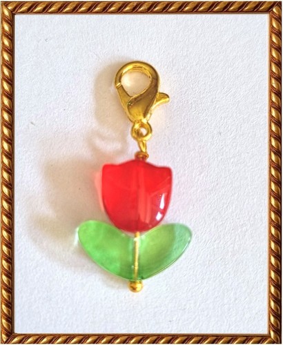 Charm anhänger tulpe blume - charm,