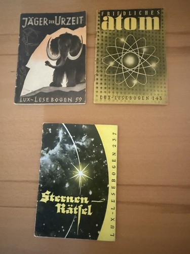 Lux lesebogen konvolut 3 - konvolut,