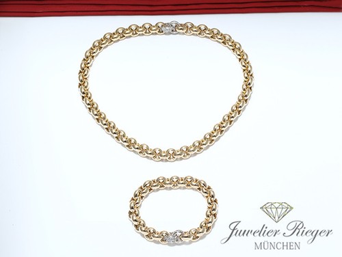 Bucherer set armband - bucherer, collier