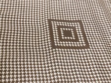 Seidentuch Nickituch Halstuch 55 x 54 cm,  braunes  geometrisches Muster 