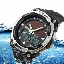 Herren solar sportuhr dual - sportuhr, –