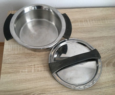 Fissler Magic flacher Bratentopf  B 19 cm Topf / Kochtopf , Schüttrand , Deckel