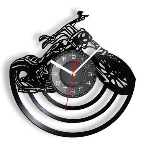 Schallplatten wanduhr aus - wanduhr,