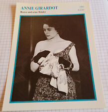 Schauspielerin ANNIE GIRARDOT | Film-Star-Foto / Sammelbild-Karte #28914