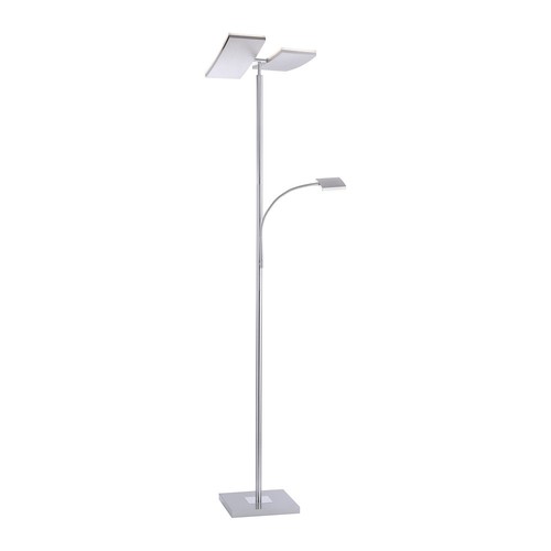 Led stehleuchte stahl - stehleuchte, dimmbar