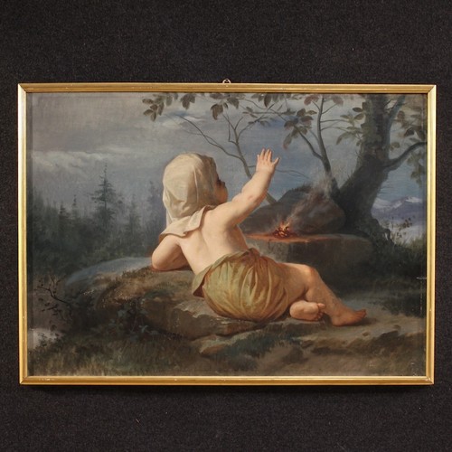 Antik gemälde öl auf - antik,