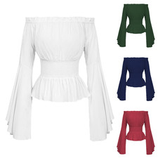 Mittelalter Bluse Damen Gothic