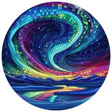 Autoaufkleber Buntglas