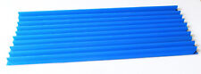 10x Klemmschiene Klemmbinder Klemmen blau DIN A4 Clip Klemmschienen Klemme 3-6mm