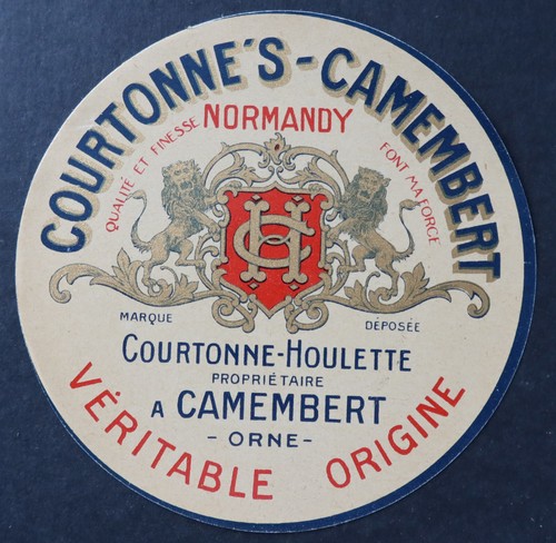 Käseetikett camembert - käseetikett,