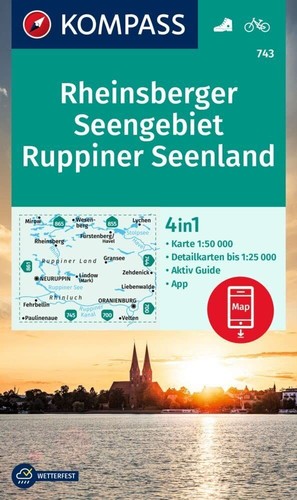Kompass wanderkarte 743 - kompass,