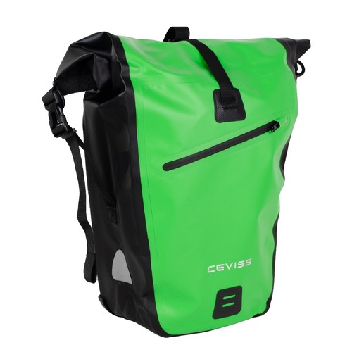 Fahrradtasche grün schwarz - fahrradtasche, grün/schwarz