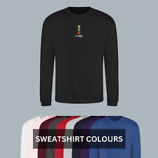 Herren Spliffy Pullover Peace Smoke Weed Retro Raver 90s Eclipse Pulli Sweatshirt