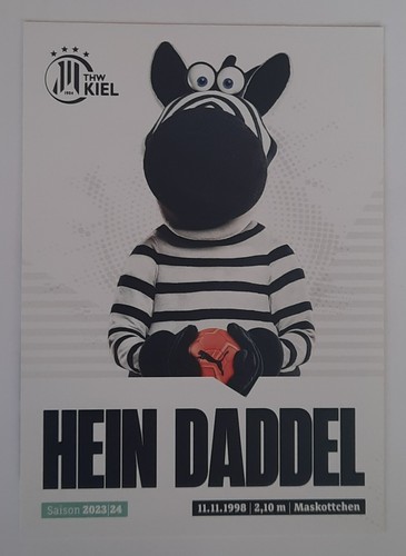 Hein daddel maskottchen - hein,