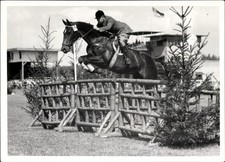 Foto Springreiten, Sprung