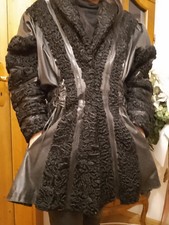 Echtlederjacke Damen, Schwarz
