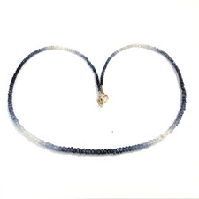 Saphircollier Edelsteinkette