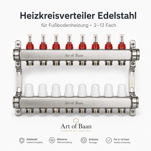 Heizkreisverteiler edelstahl - heizkreisverteiler,