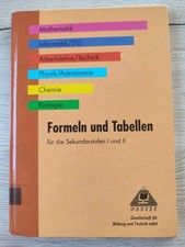 Formeln und Tabellen für die
