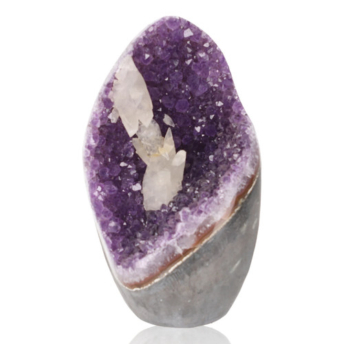 Violet flame amethystdruse - ✦,