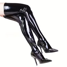 Women's Wet Look PVC Legging
