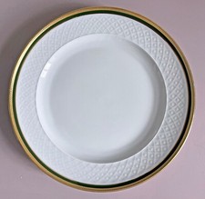 Seltmann Weiden: ANNABELL, Teller - Ø 27 cm - Relief, weiß, grün + gold, 712 g