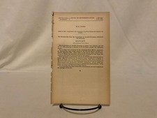 Antique 1890 Government Report