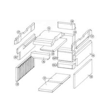 Ersatzteil LEDA für Kachelofeneinsatz Diamant H8