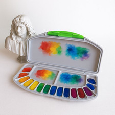 Aquarellpalette leichter